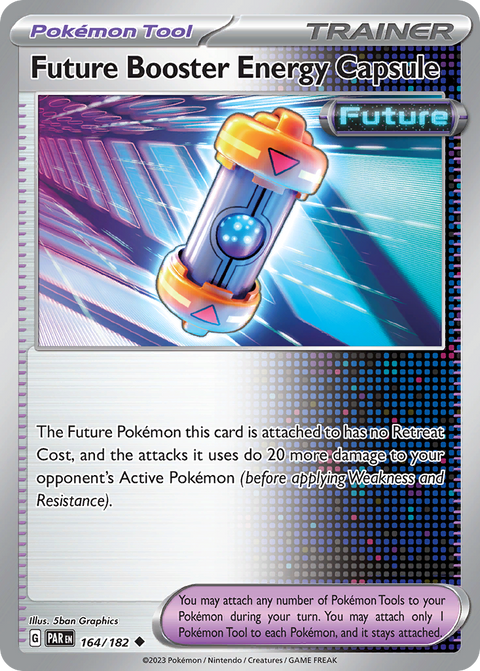 Future Booster Energy Capsule 164 Paradox Rift Pokémon card