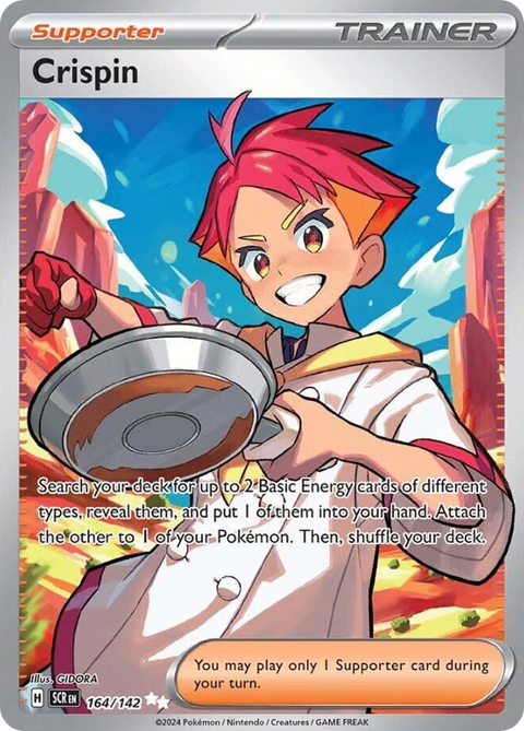 Crispin 164 Stellar Crown Pokémon card