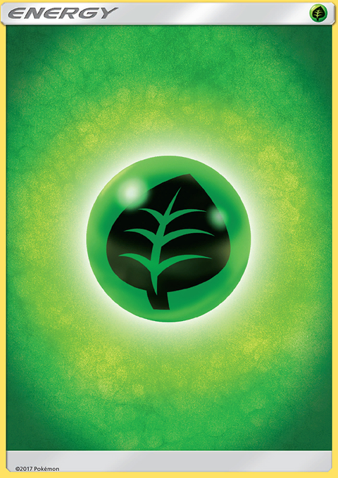 Grass Energy 164 Sun & Moon Pokémon card