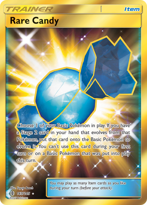 Rare Candy 165 Guardians Rising Pokémon card