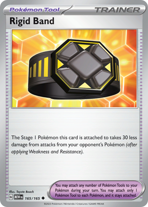 Rigid Band 165 151 Pokémon card