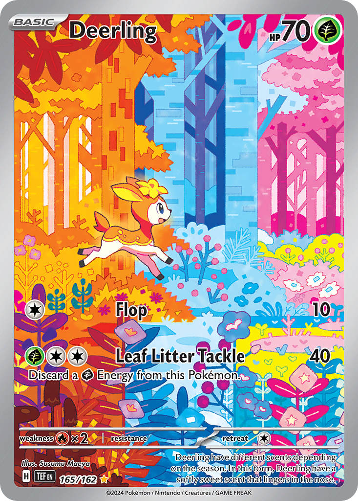 Deerling 165 Temporal Forces Pokémon card