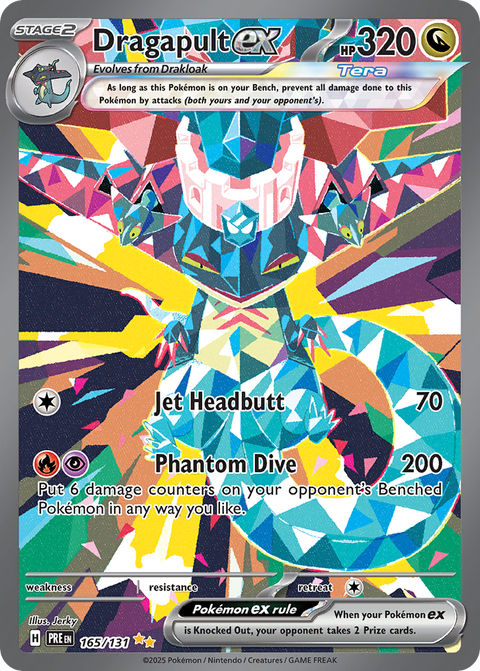 Dragapult ex 165 Prismatic Evolutions Pokémon card