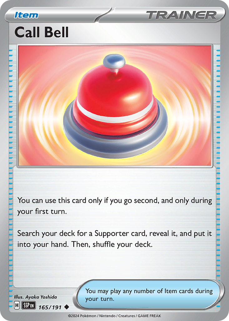 Call Bell 165 Surging Sparks Pokémon card
