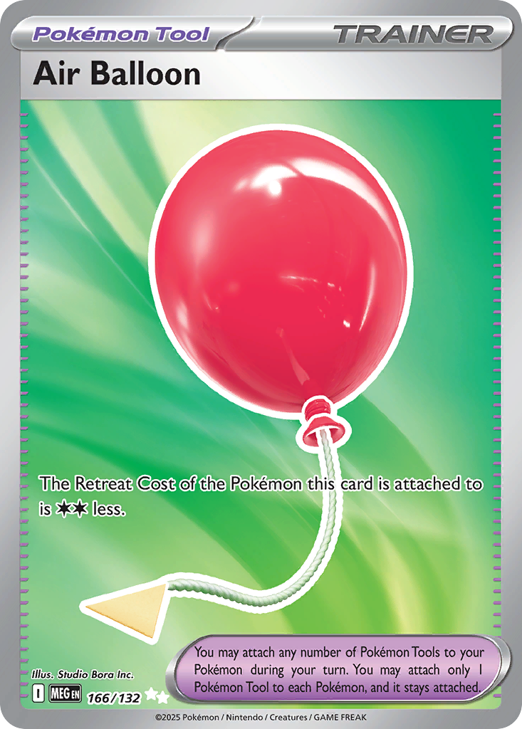 Air Balloon 166 Mega Evolution Pokémon card