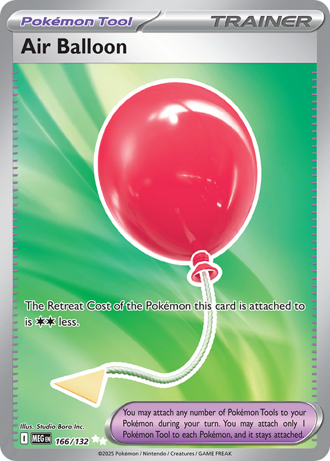 Air Balloon 166 Mega Evolution Pokémon card
