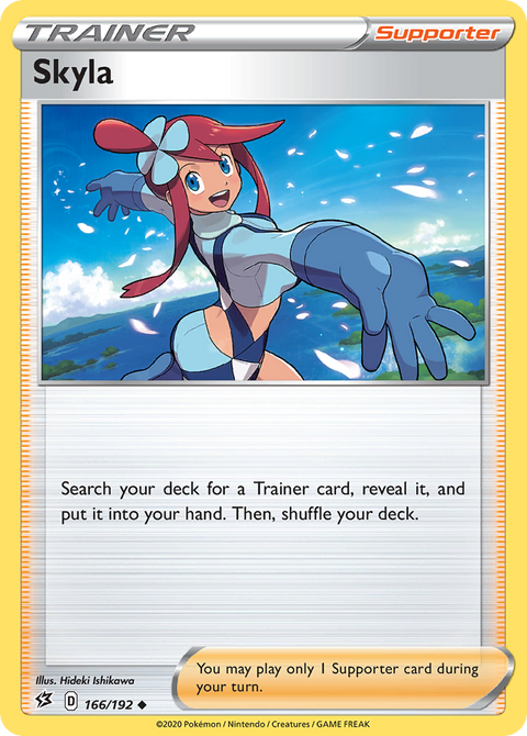 Skyla 166 Rebel Clash Pokémon card