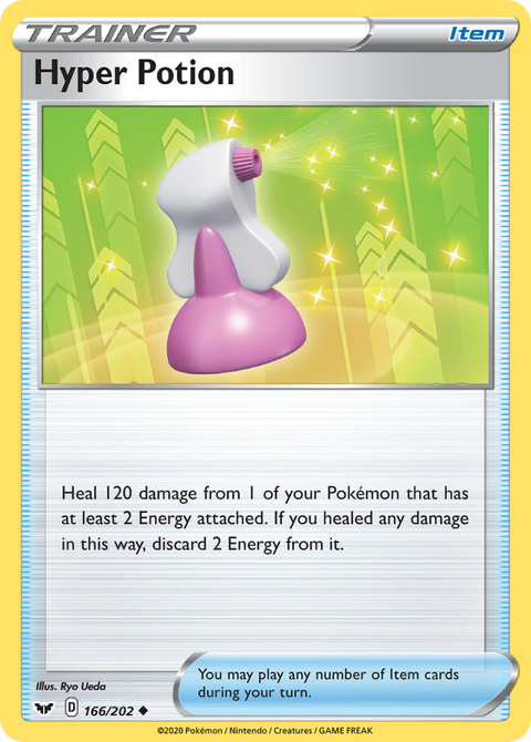 Hyper Potion 166 Sword & Shield Pokémon card