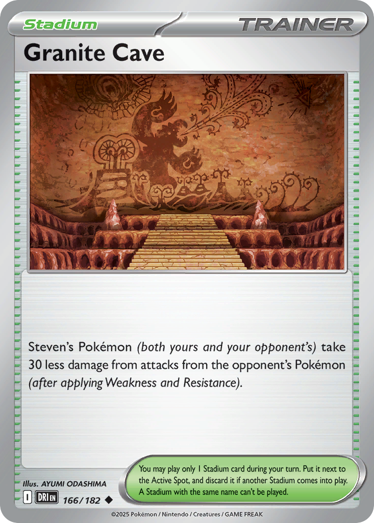 Granite Cave 166 Destined Rivals Pokémon card