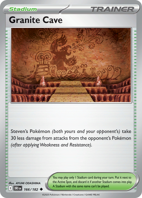 Granite Cave 166 Destined Rivals Pokémon card