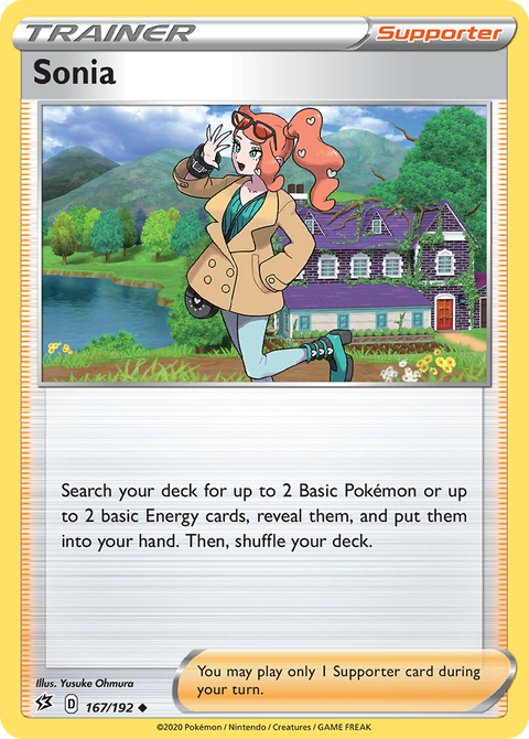 Sonia 167 Rebel Clash Pokémon card