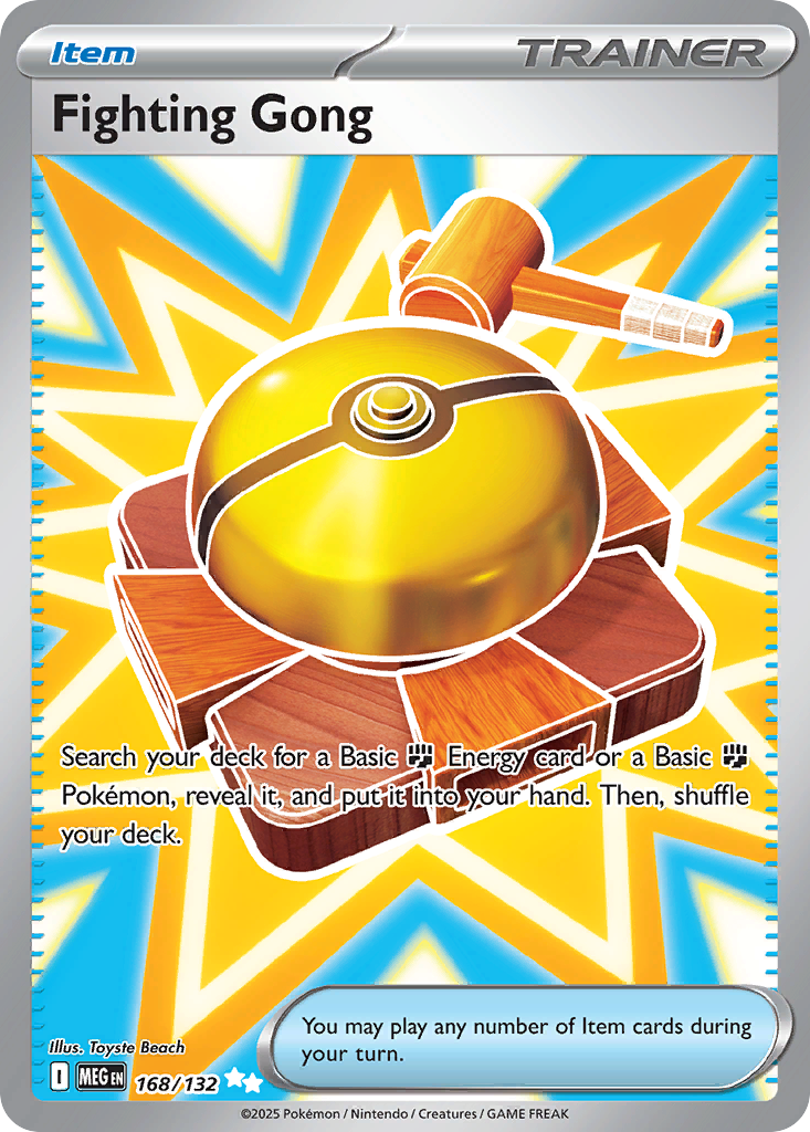 Fighting Gong 168 Mega Evolution Pokémon card