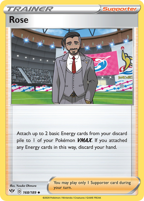 Rose 168 Darkness Ablaze Pokémon card