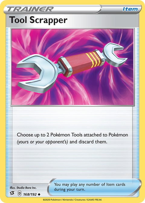 Tool Scrapper 168 Rebel Clash Pokémon card