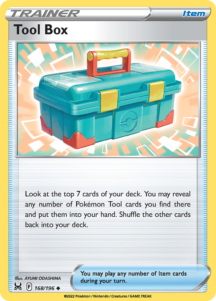Tool Box 168 Lost Origin Pokémon card