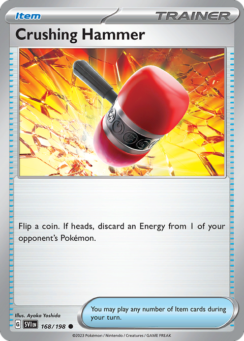 Crushing Hammer 168 Scarlet & Violet Pokémon card