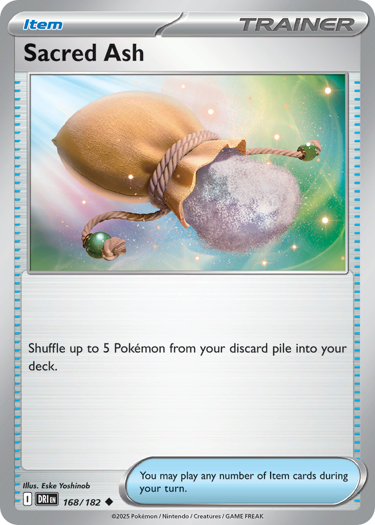 Sacred Ash 168 Destined Rivals Pokémon card