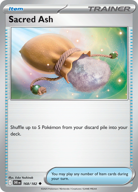 Sacred Ash 168 Destined Rivals Pokémon card