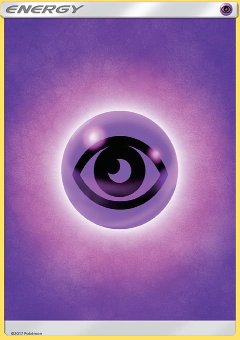 Psychic Energy 168 Sun & Moon Pokémon card