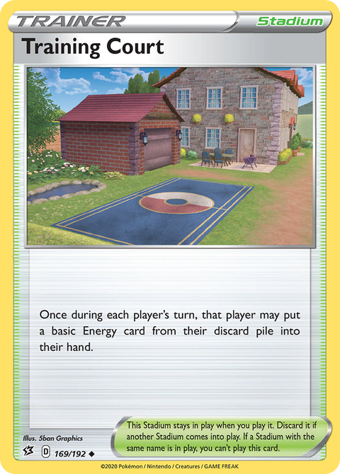 Training Court 169 Rebel Clash Pokémon card