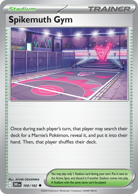 Spikemuth Gym 169 Destined Rivals Pokémon card