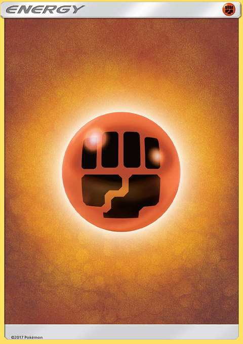 Fighting Energy 169 Sun & Moon Pokémon card