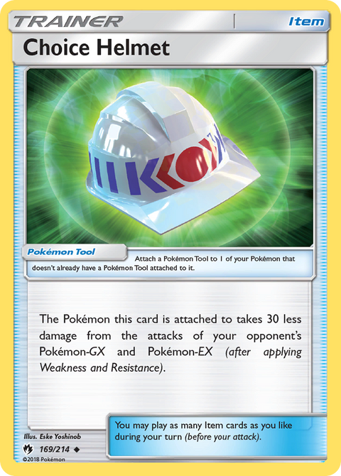 Choice Helmet 169 Lost Thunder Pokémon card