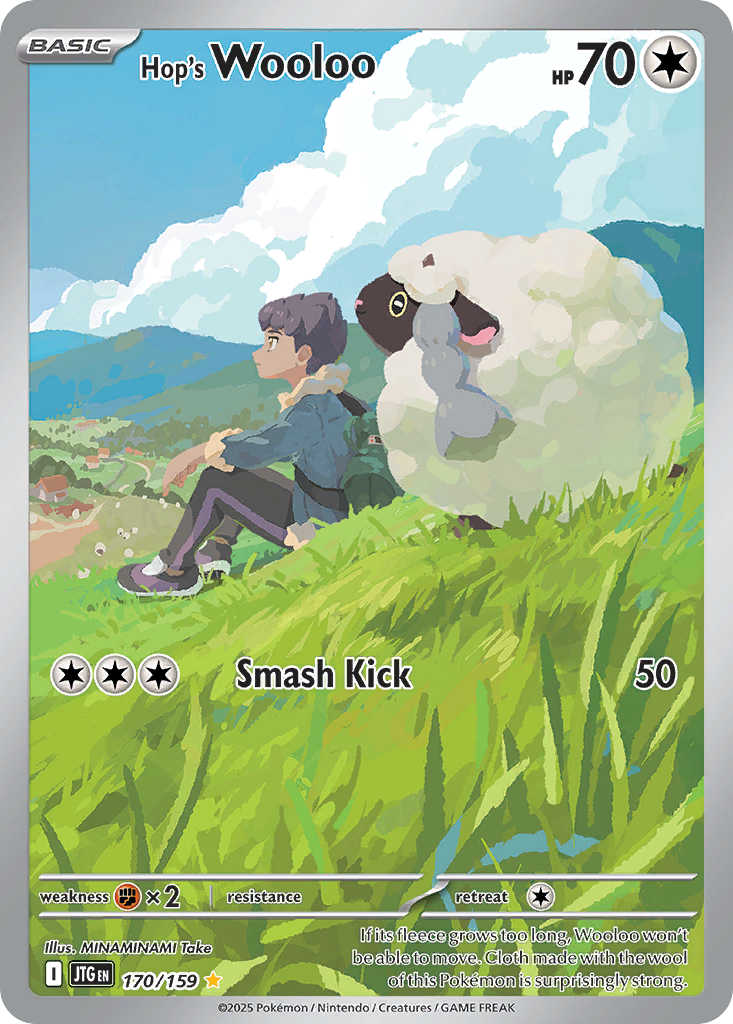 Hop's Wooloo 170 Journey Together Pokémon card