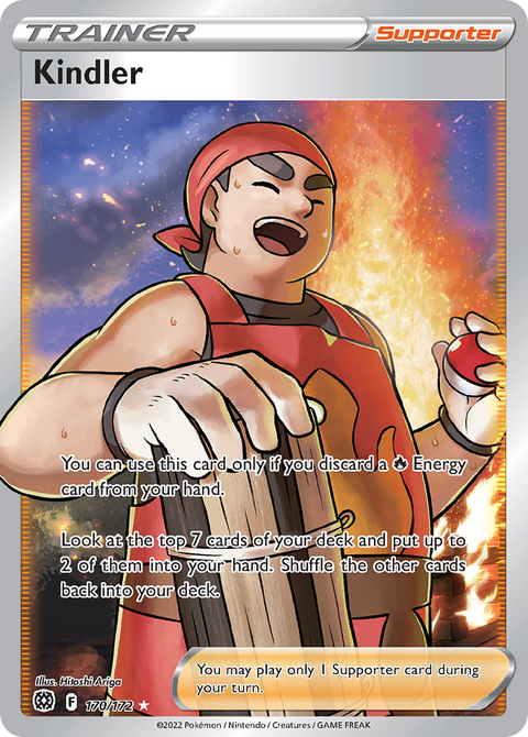 Kindler 170 Brilliant Stars Pokémon card
