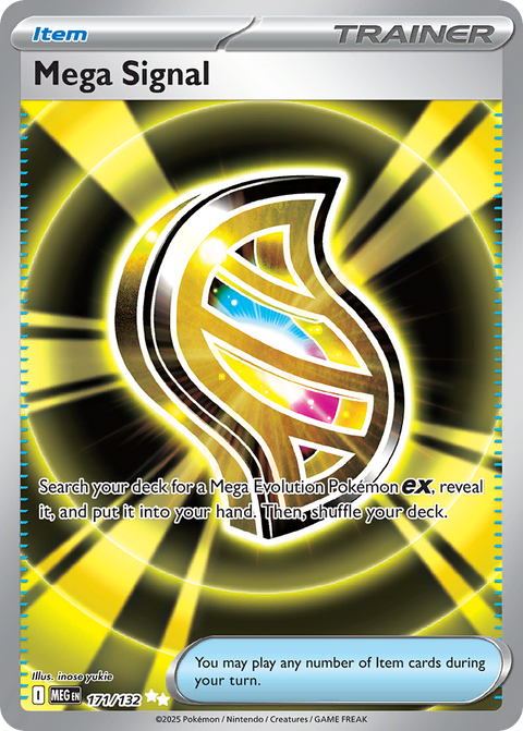 Mega Signal 171 Mega Evolution Pokémon card