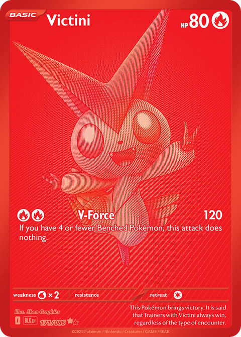 Victini 171 Black Bolt Pokémon card