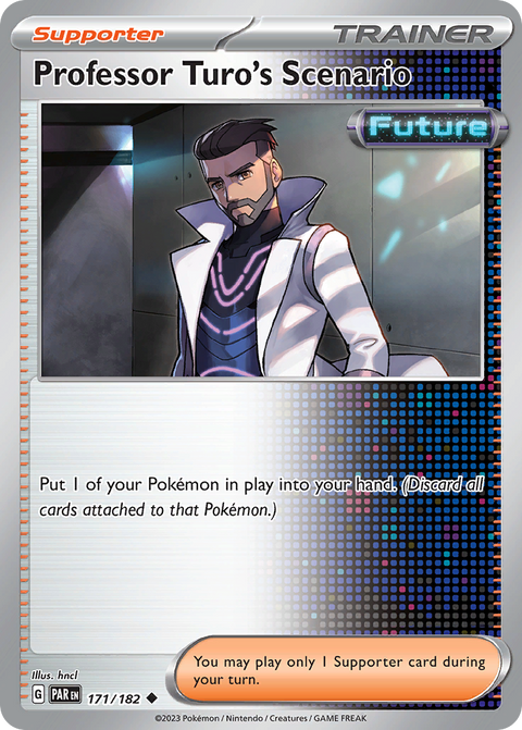 Professor Turo's Scenario 171 Paradox Rift Pokémon card