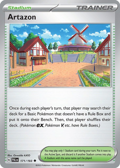 Artazon 171 Paldea Evolved Pokémon card