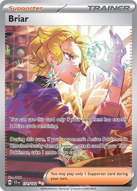 Briar 171 Stellar Crown Pokémon card