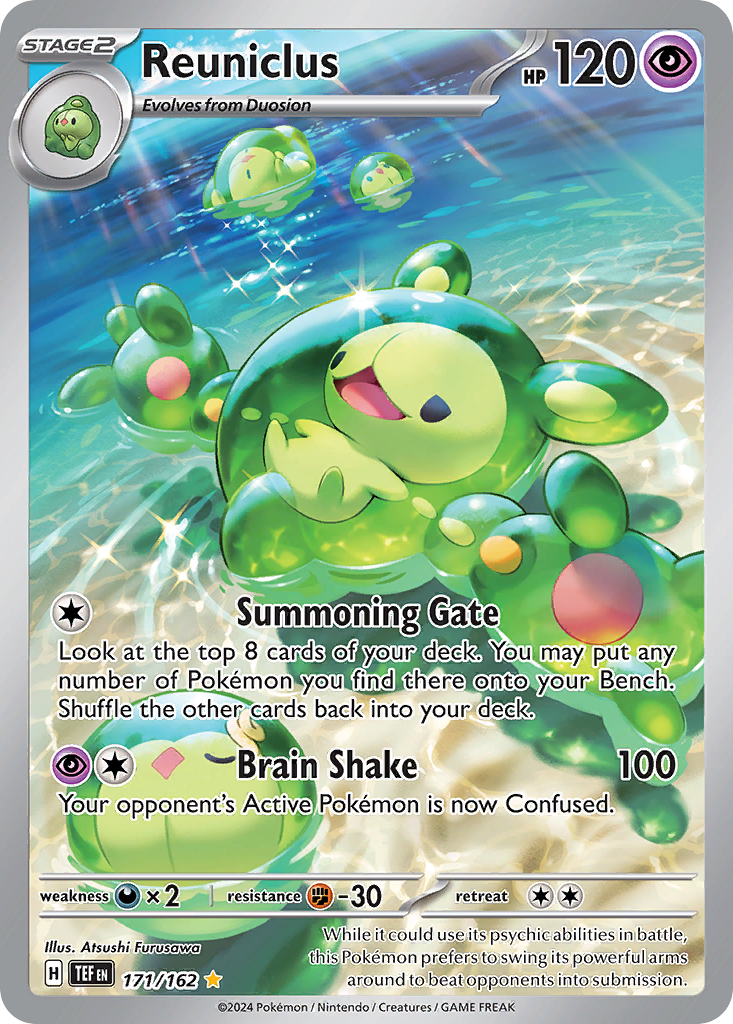 Reuniclus 171 Temporal Forces Pokémon card