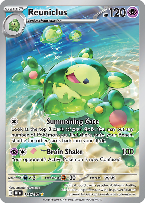 Reuniclus 171 Temporal Forces Pokémon card