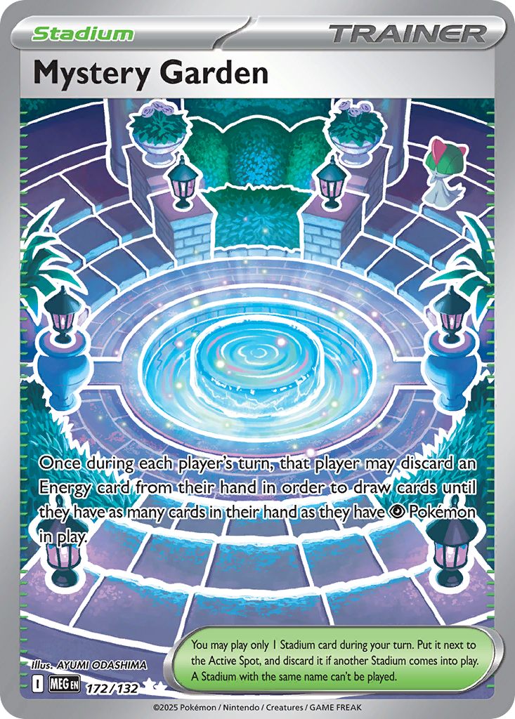 Mystery Garden 172 Mega Evolution Pokémon card