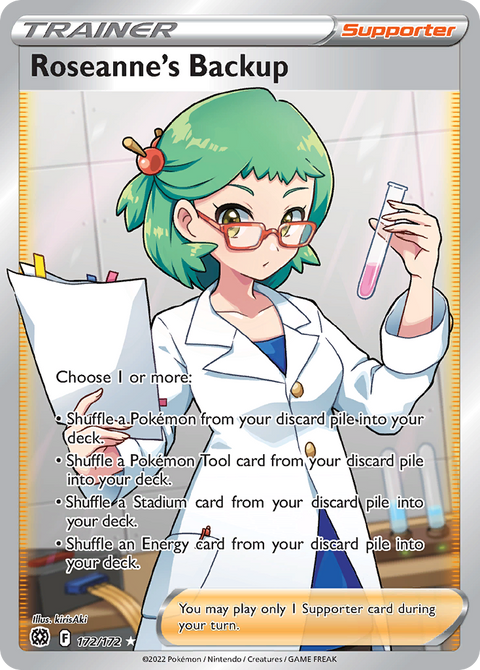 Roseanne's Backup 172 Brilliant Stars Pokémon card