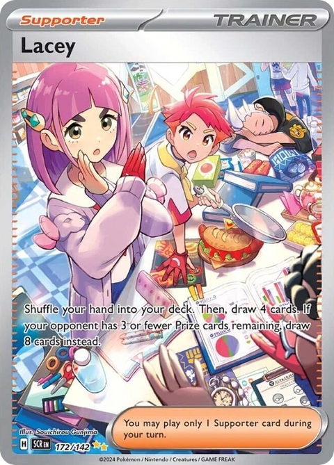 Lacey 172 Stellar Crown Pokémon card