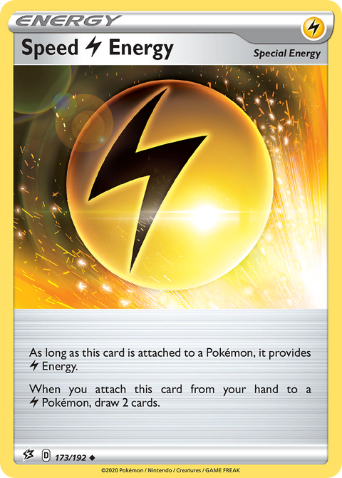 Speed Lightning Energy 173 Rebel Clash Pokémon card