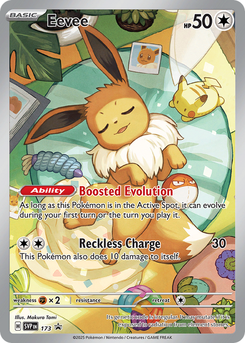Eevee 173 Scarlet & Violet Black Star Promos Pokémon card