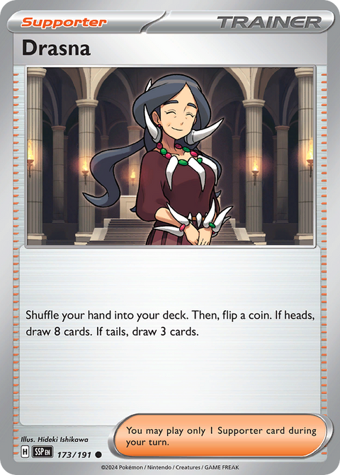 Drasna 173 Surging Sparks Pokémon card