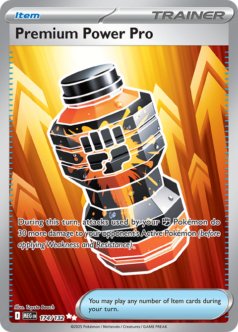 Premium Power Pro 174 Mega Evolution Pokémon card