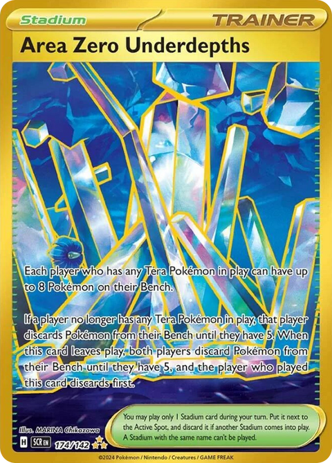 Area Zero Underdepths 174 Stellar Crown Pokémon card