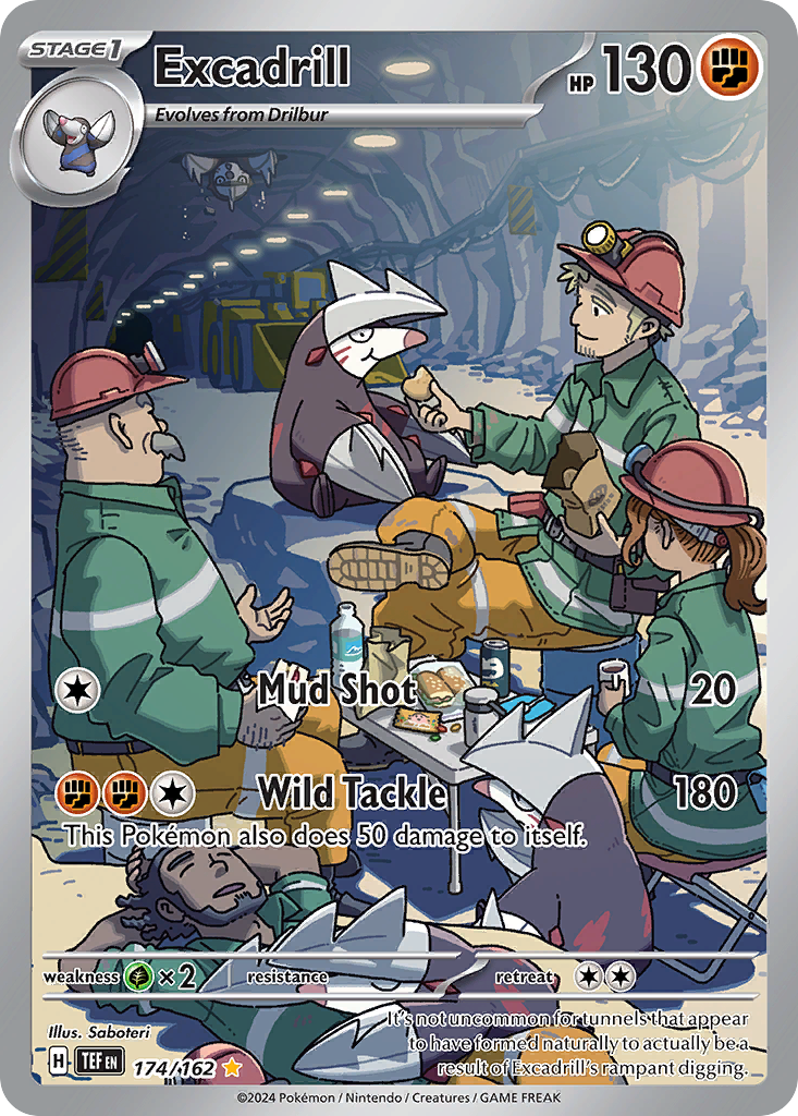 Excadrill 174 Temporal Forces Pokémon card