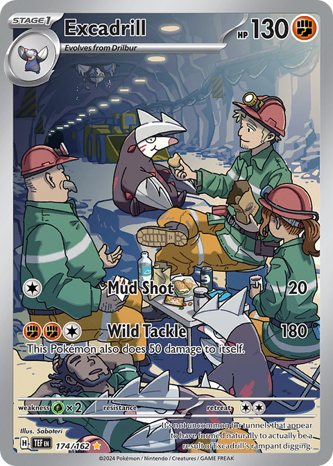 Excadrill 174 Temporal Forces Pokémon card