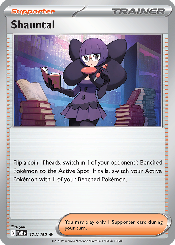 Shauntal 174 Paradox Rift Pokémon card