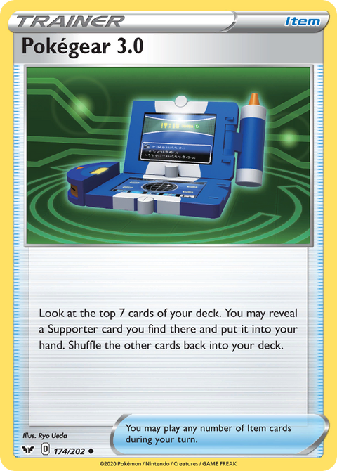 Pokégear 3.0 174 Sword & Shield Pokémon card