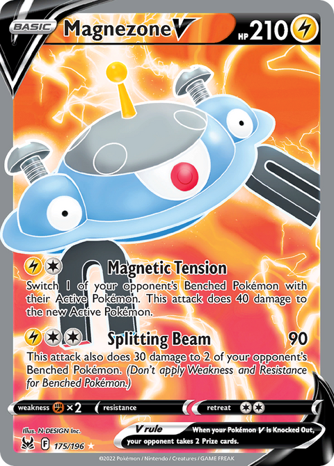 Magnezone V 175 Lost Origin Pokémon card