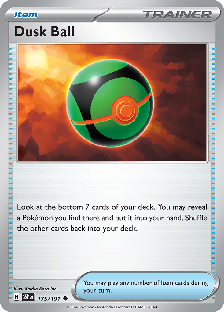 Dusk Ball 175 Surging Sparks Pokémon card